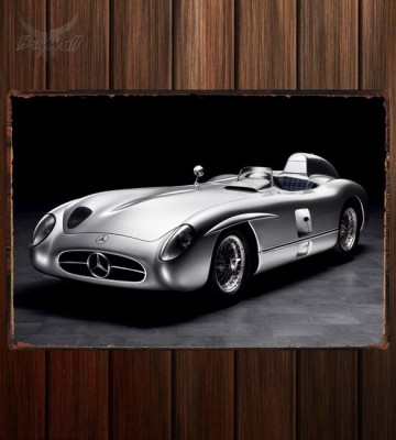 Металлическая табличка Mercedes-Benz 300SLR (W196S)